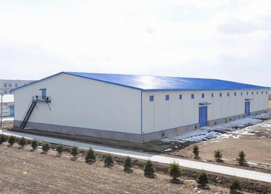 Qualität Leichtes Stahlstabiler Langlebigkeit Individualisierter H-Abschnitt Stahl bemalt/verzinkter Portalrahmen Vorgefertigte Stahlstruktur usine