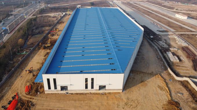 Industrie-Schuppen-Projekt-Gebäude Q235B/Q355b Leichtstahlkonstruktionslager 6