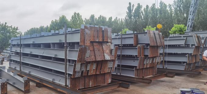 Leichtgewichtsmoduläres Metallgebäude Portalrahmen Vorgefertigte einfache Montage 18