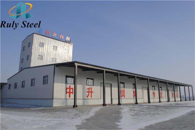 H-Abschnitt Stahl Geflügelhaus Fertigwerk Metall Stahlkonstruktion CE 0